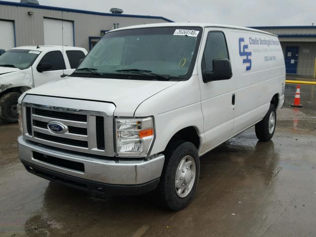 1FTNE2EW8EDA18908 - 2014 FORD ECONOLINE WHITE photo 2