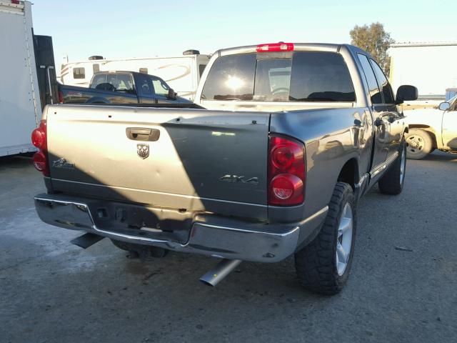 1D7HU18248S534188 - 2008 DODGE RAM 1500 S GRAY photo 4