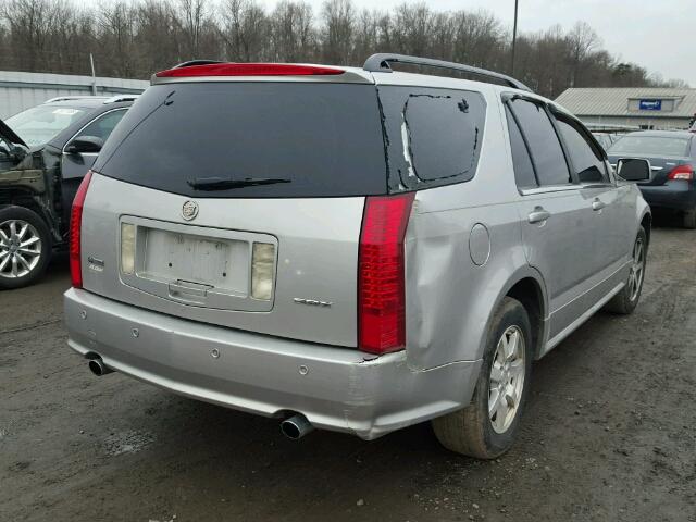 1GYDE63A440114187 - 2004 CADILLAC SRX SILVER photo 4