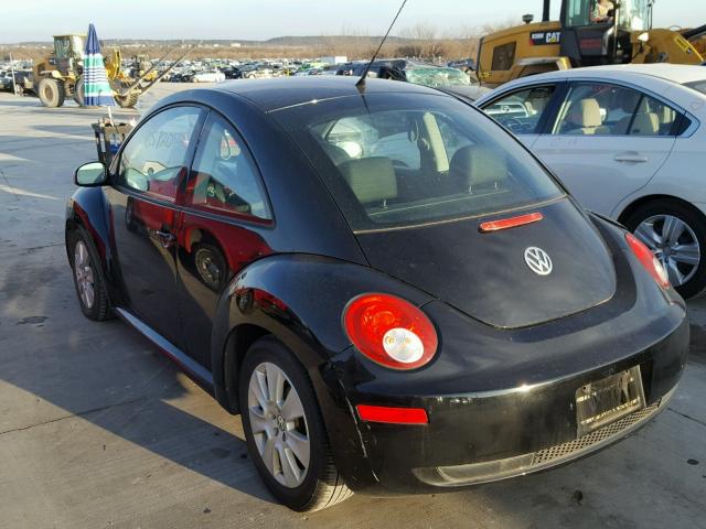 3VWEW31C37M509521 - 2007 VOLKSWAGEN NEW BEETLE BLACK photo 3