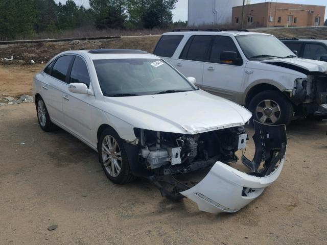 KMHFC46F28A285063 - 2008 HYUNDAI AZERA SE WHITE photo 1