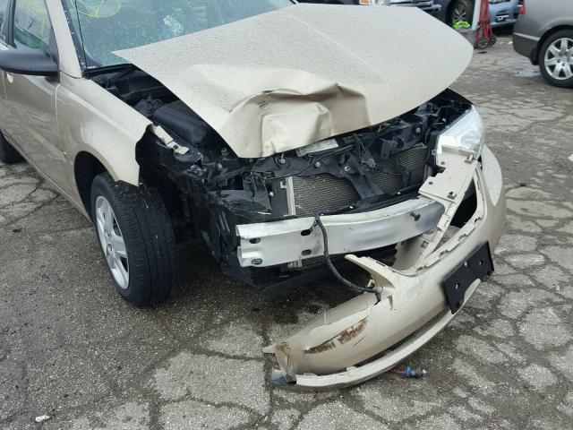 1G8AJ55F76Z188235 - 2006 SATURN ION LEVEL TAN photo 9