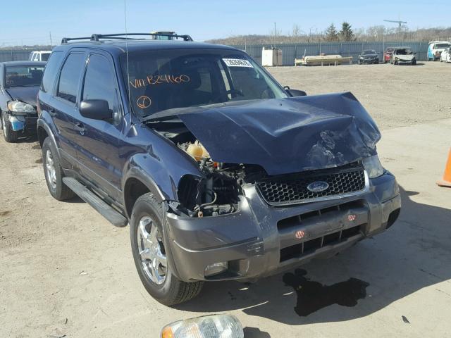 1FMCU031X4KB24160 - 2004 FORD ESCAPE XLT BLUE photo 1