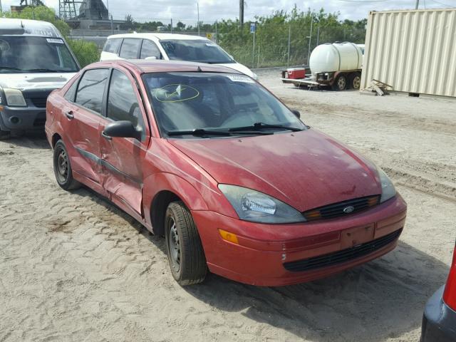 1FAFP33PX4W200392 - 2004 FORD FOCUS LX RED photo 1
