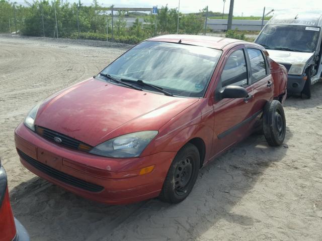 1FAFP33PX4W200392 - 2004 FORD FOCUS LX RED photo 2