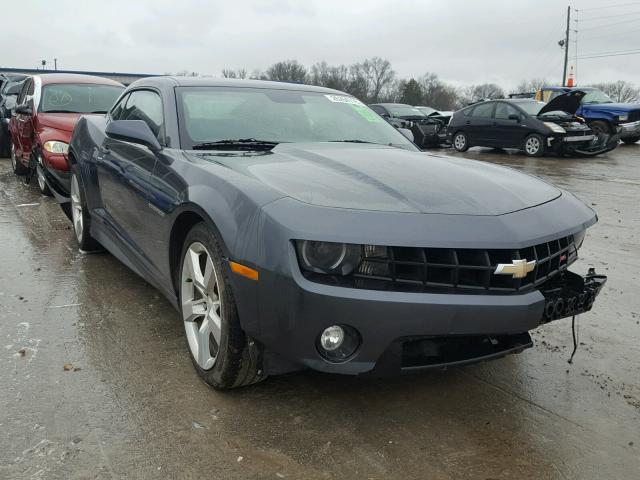 2G1FC1EV2A9150249 - 2010 CHEVROLET CAMARO LT GRAY photo 1