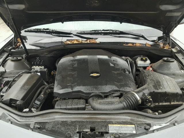 2G1FC1EV2A9150249 - 2010 CHEVROLET CAMARO LT GRAY photo 7