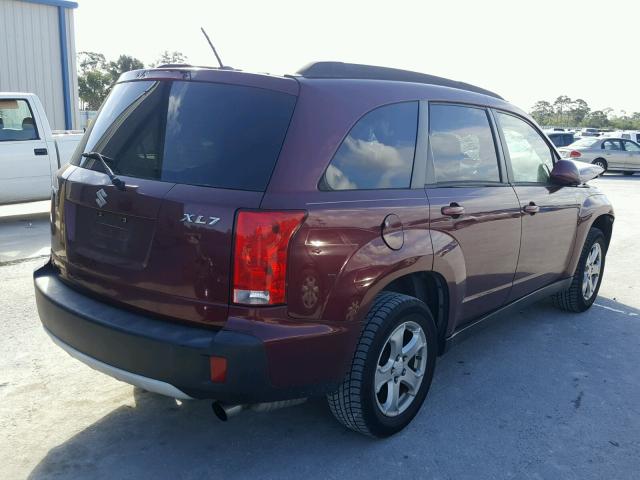 2S3DB417186118545 - 2008 SUZUKI XL7 LUXURY BURGUNDY photo 4