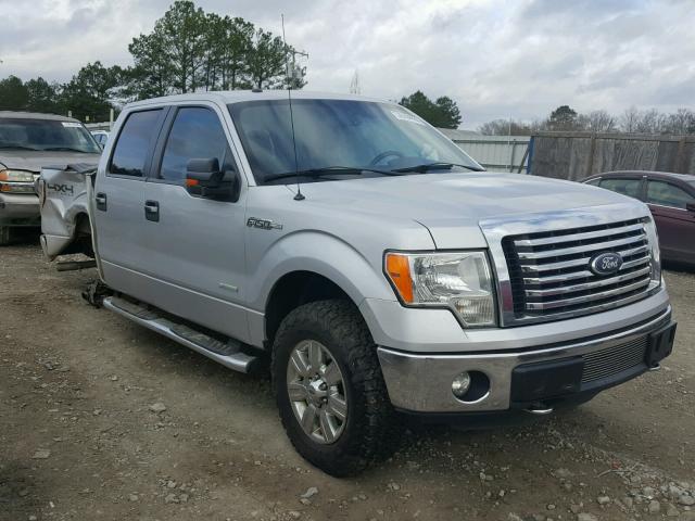 1FTFW1ET7CKD92274 - 2012 FORD F150 SUPER SILVER photo 1