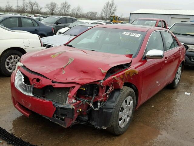 4T4BF3EK4AR050219 - 2010 TOYOTA CAMRY BASE RED photo 2