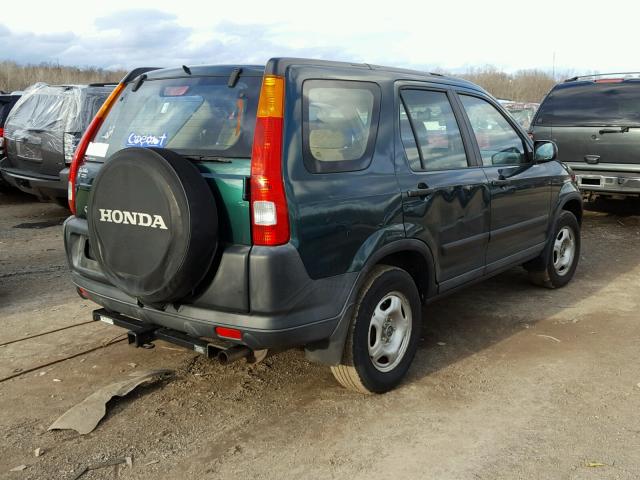 SHSRD78434U226478 - 2004 HONDA CR-V LX GREEN photo 4