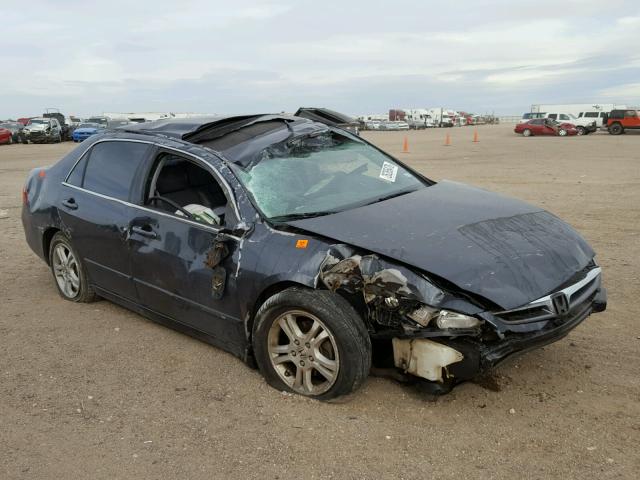 1HGCM56866A061157 - 2006 HONDA ACCORD EX CHARCOAL photo 1