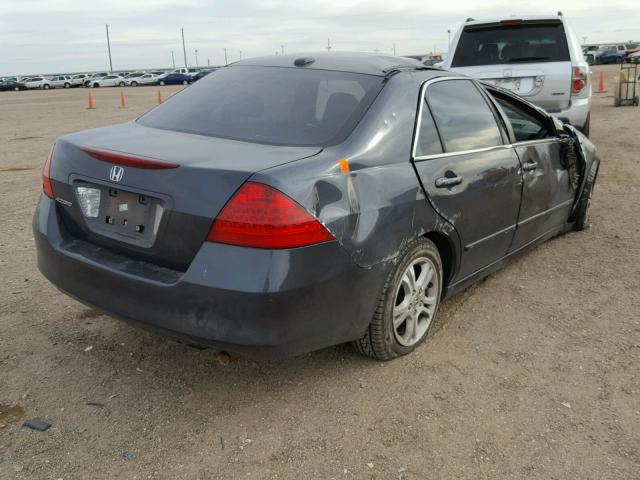 1HGCM56866A061157 - 2006 HONDA ACCORD EX CHARCOAL photo 4