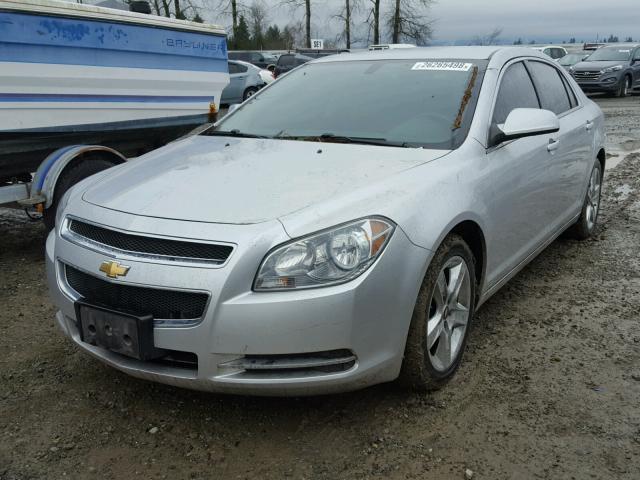 1G1ZC5EB8AF296219 - 2010 CHEVROLET MALIBU 1LT 银色 照片 2
