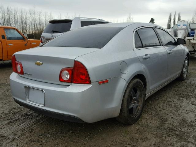 1G1ZC5EB8AF296219 - 2010 CHEVROLET MALIBU 1LT 银色 照片 4