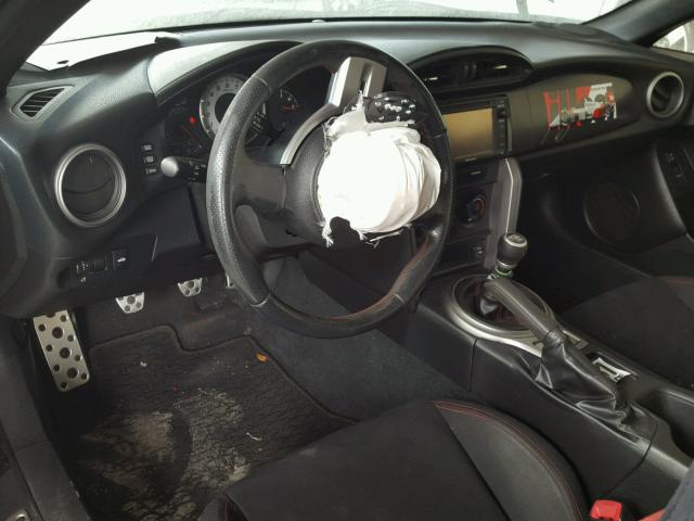 JF1ZNAA15D1731664 - 2013 TOYOTA SCION FR-S შავი ფოტო 9