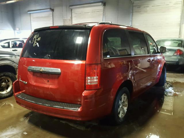 2A8HR54PX8R636612 - 2008 CHRYSLER TOWN & COU RED photo 4