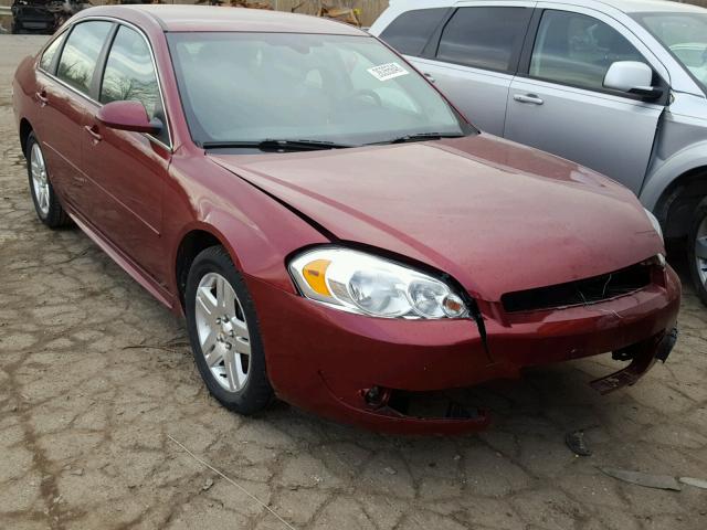 2G1WB5EK3B1249047 - 2011 CHEVROLET IMPALA LT BURGUNDY photo 1