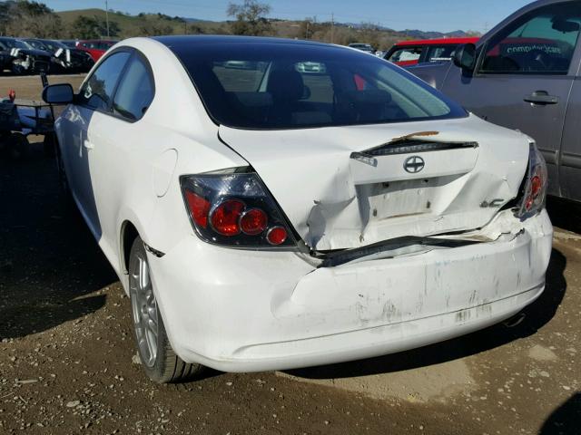 JTKDE167380274701 - 2008 TOYOTA SCION TC WHITE photo 3