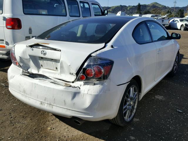 JTKDE167380274701 - 2008 TOYOTA SCION TC WHITE photo 4