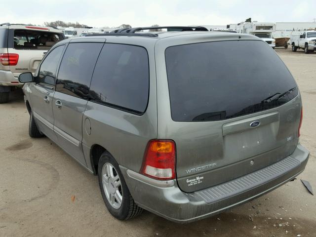 2FMDA52461BB34082 - 2001 FORD WINDSTAR S GRAY photo 3