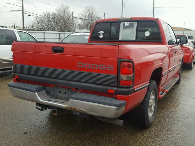 3B7HC13Y4VG700334 - 1997 DODGE RAM 1500 RED photo 4