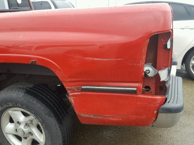 3B7HC13Y4VG700334 - 1997 DODGE RAM 1500 RED photo 9