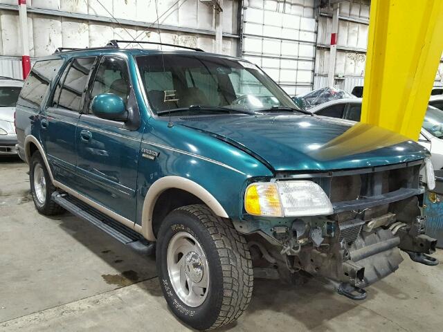 1FMPU18L1WLA67264 - 1998 FORD EXPEDITION GREEN photo 1