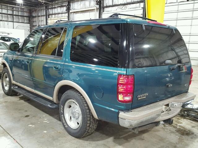 1FMPU18L1WLA67264 - 1998 FORD EXPEDITION GREEN photo 3