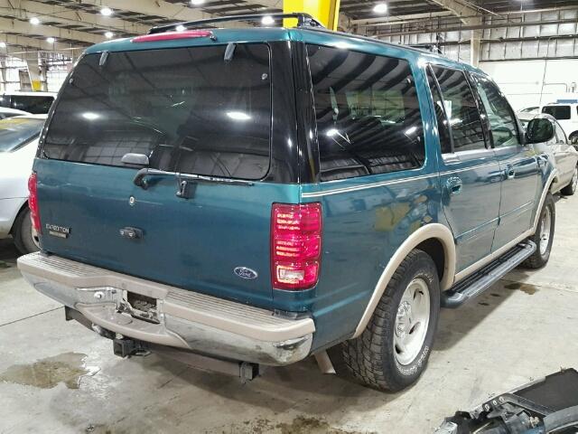 1FMPU18L1WLA67264 - 1998 FORD EXPEDITION GREEN photo 4