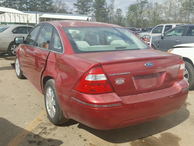 1FAFP231X6G161676 - 2006 FORD FIVE HUNDR MAROON photo 3