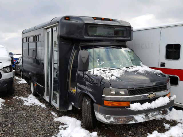 1GBJG316091138069 - 2009 CHEVROLET EXPRESS G3 BLACK photo 1