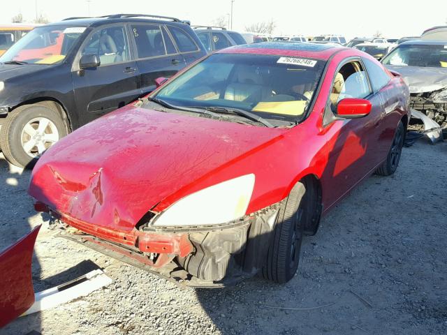 1HGCM82734A012008 - 2004 HONDA ACCORD EX RED photo 2