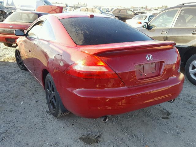 1HGCM82734A012008 - 2004 HONDA ACCORD EX RED photo 3