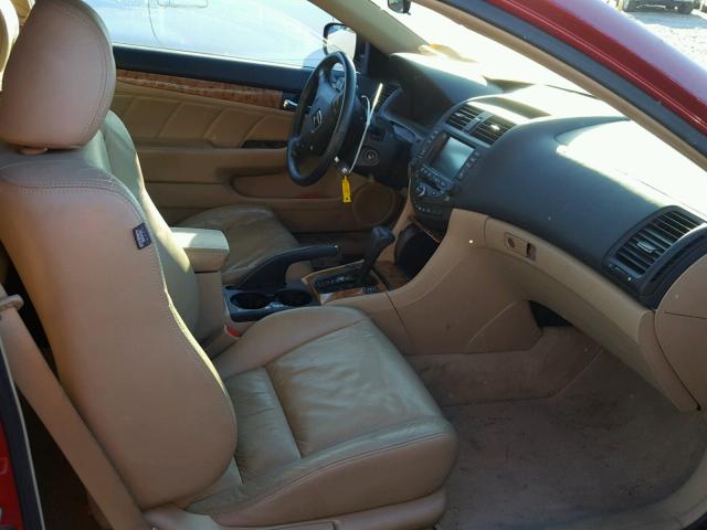 1HGCM82734A012008 - 2004 HONDA ACCORD EX RED photo 5