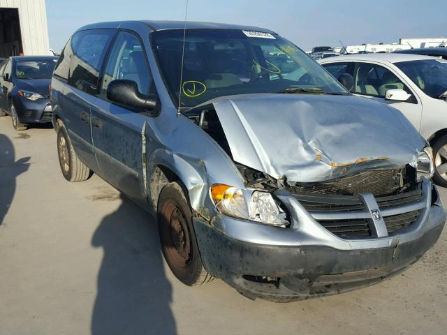 1D4GP25B56B657022 - 2006 DODGE CARAVAN SE BLUE photo 1