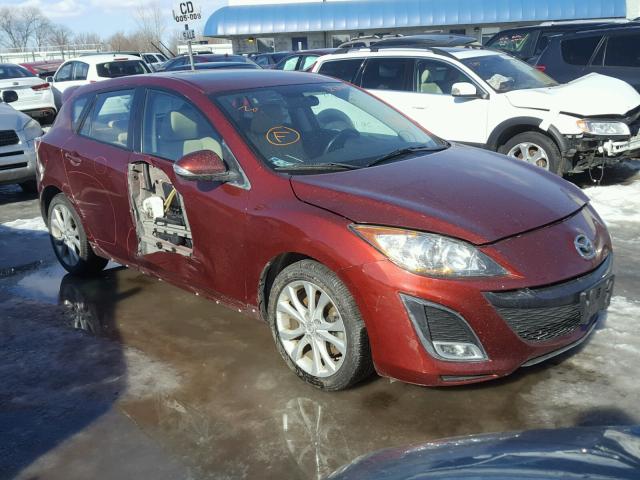 JM1BL1H58A1135826 - 2010 MAZDA 3 S RED photo 1