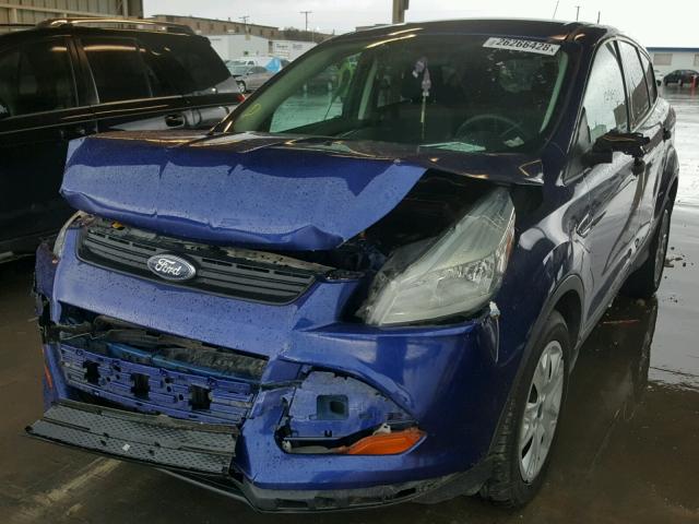 1FMCU0F76DUD94393 - 2013 FORD ESCAPE S BLUE photo 2