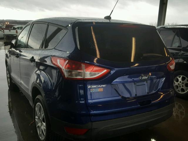 1FMCU0F76DUD94393 - 2013 FORD ESCAPE S BLUE photo 3