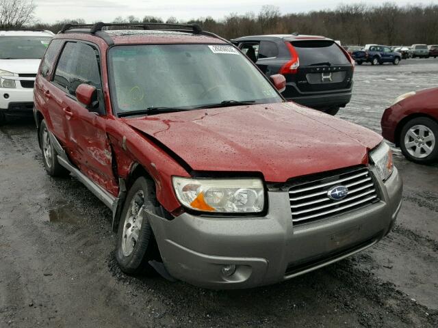 JF1SG67616H740416 - 2006 SUBARU FORESTER 2 MAROON photo 1