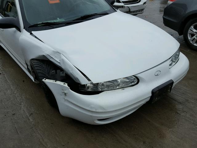 1G3NL52E84C223426 - 2004 OLDSMOBILE ALERO GL WHITE photo 9