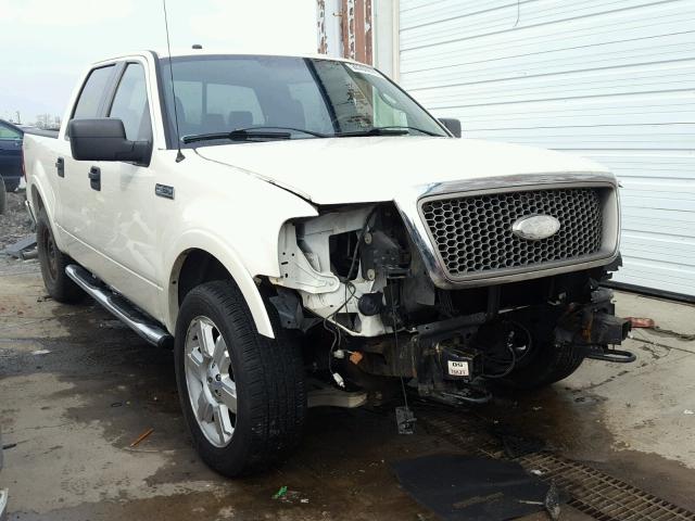 1FTPW14V38FA87734 - 2008 FORD F150 SUPER WHITE photo 1