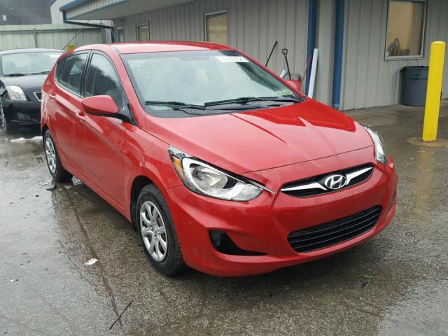 KMHCT5AE9CU052408 - 2012 HYUNDAI ACCENT GLS RED photo 1