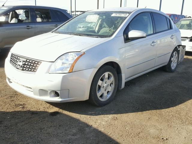 3N1AB61E28L658609 - 2008 NISSAN SENTRA 2.0 SILVER photo 2