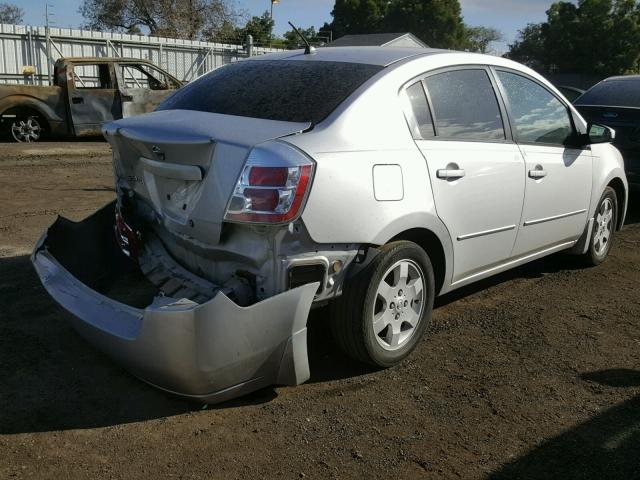 3N1AB61E28L658609 - 2008 NISSAN SENTRA 2.0 SILVER photo 4