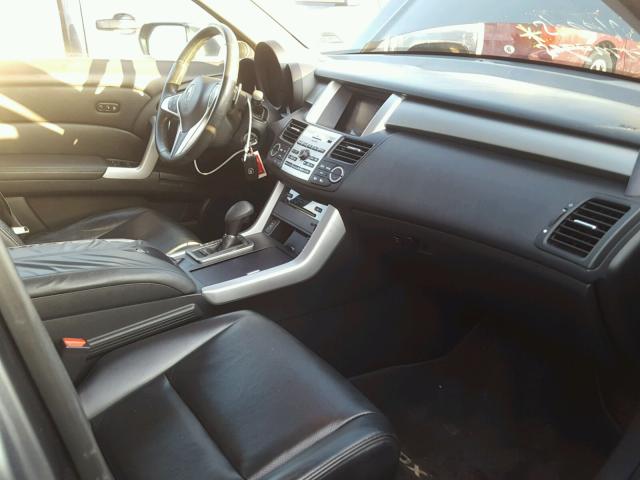 5J8TB18268A017914 - 2008 ACURA RDX GRAY photo 5