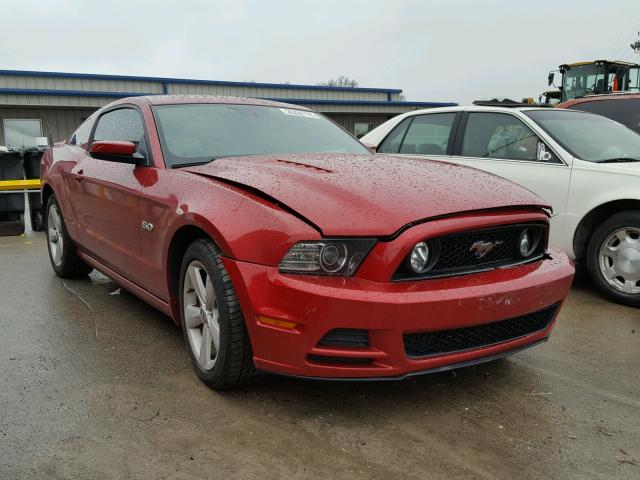 1ZVBP8CF8D5215165 - 2013 FORD MUSTANG GT RED photo 1