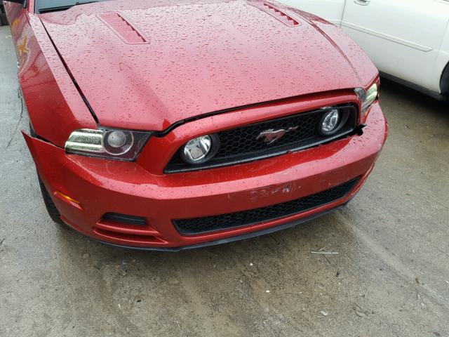 1ZVBP8CF8D5215165 - 2013 FORD MUSTANG GT RED photo 9