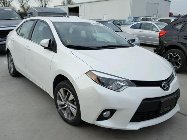 5YFBPRHEXEP070482 - 2014 TOYOTA COROLLA EC WHITE photo 1