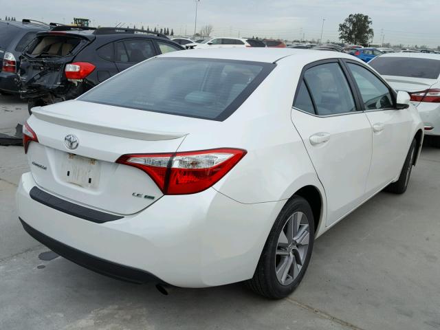 5YFBPRHEXEP070482 - 2014 TOYOTA COROLLA EC WHITE photo 4